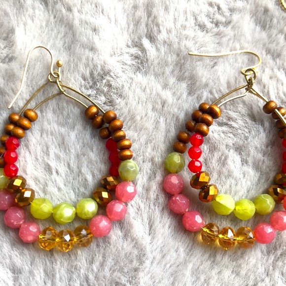 J C Penny Necklace & Earrings matching set - Picture 3 of 7